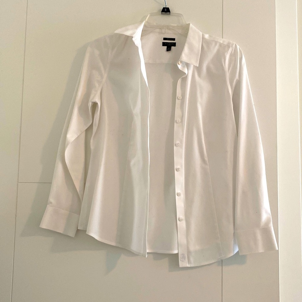 White women’s button down